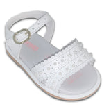 Pre-Walk White Pearls Sandal