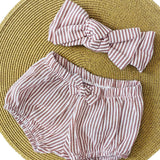 Striped Panty and bow